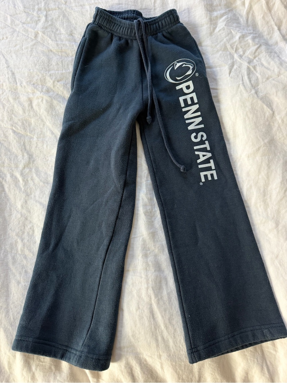 Kids Penn State Navy Blue Logo Sweatpants